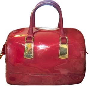 Used Furla Candy Jelly Boston Bag
